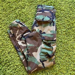 Vintage Camo Cargo Army Pants
